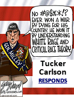 Suffice it to say, Fox News host Tucker Carlson is no fan of “woke” Gen. Mark Milley, the Chairman of the Joint Chiefs of Staff.